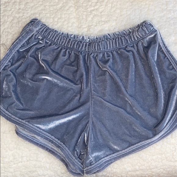 Brandy Melville Pants - Brandy Melville Lisette Velvet Shorts